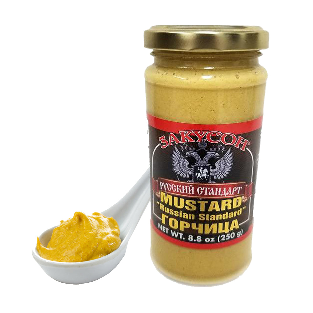 Russian Standart Mustard (Zakuson), 8.8 oz / 250 g