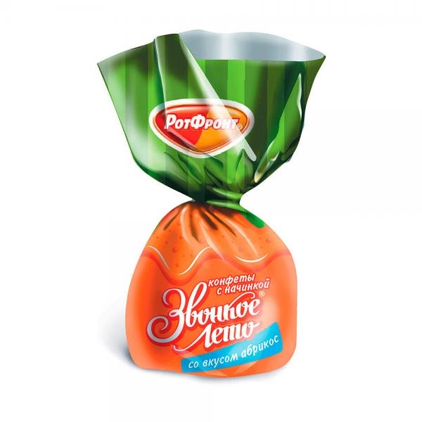Jelly Candies with Apricot "Zvonkoe Leto", 8.8 oz / 250 g 